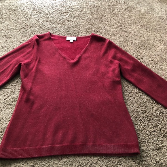 PURE 100% cashmere🎉🎉SALE NO OFFERS 🎉🎉v neck - Picture 5 of 7
